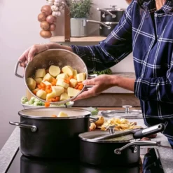 KitchenAid Kochtopf Steel Core Enamel Matt Schwarz - ø 20 Cm / 3,7 Liter -Küchenzauber Günstiges Geschäft 00a384796c0486865860686b91488840