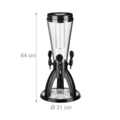 Relaxdays 4 L Biersäule Mit 3 Zapfhähnen -Küchenzauber Günstiges Geschäft 0202b784248f29b934bf576b4a3778bd