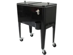 Küchenzauber Günstiges Geschäft 26 Kailua Cooler - Amerikanische Kühlbox, Kühlwagen, Party Getränkekühler, Schwarz