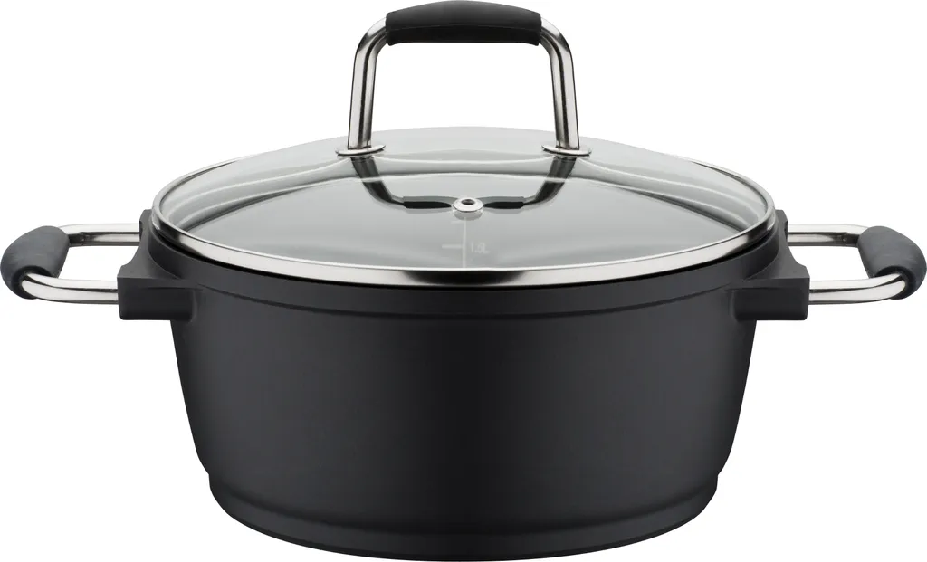 GSW Kochtopf SCALA Mit Glasdeckel 16cm 1 GSW Kochtopf SCALA Mit Glasdeckel 16cm