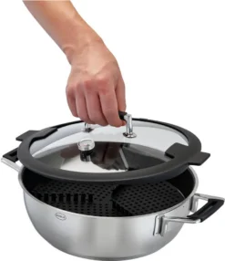 Rösle Schmorpfanne/Dampfgarer Mit Deckel Ø 28cm Silence Pro -Küchenzauber Günstiges Geschäft 053ac8d1849d4f6415eda2dd9e85f643