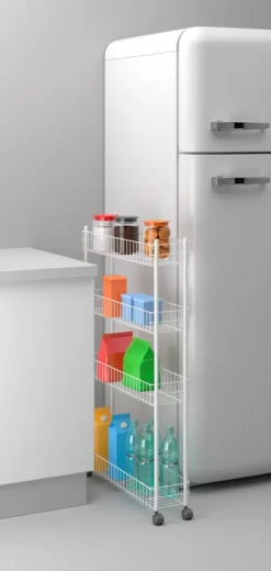 Metaltex Fino Allzweckwagen, 3 Etg. 60x16x72 Cm 341433 -Küchenzauber Günstiges Geschäft 05e8462eaaa9400a32efcf92eb782649