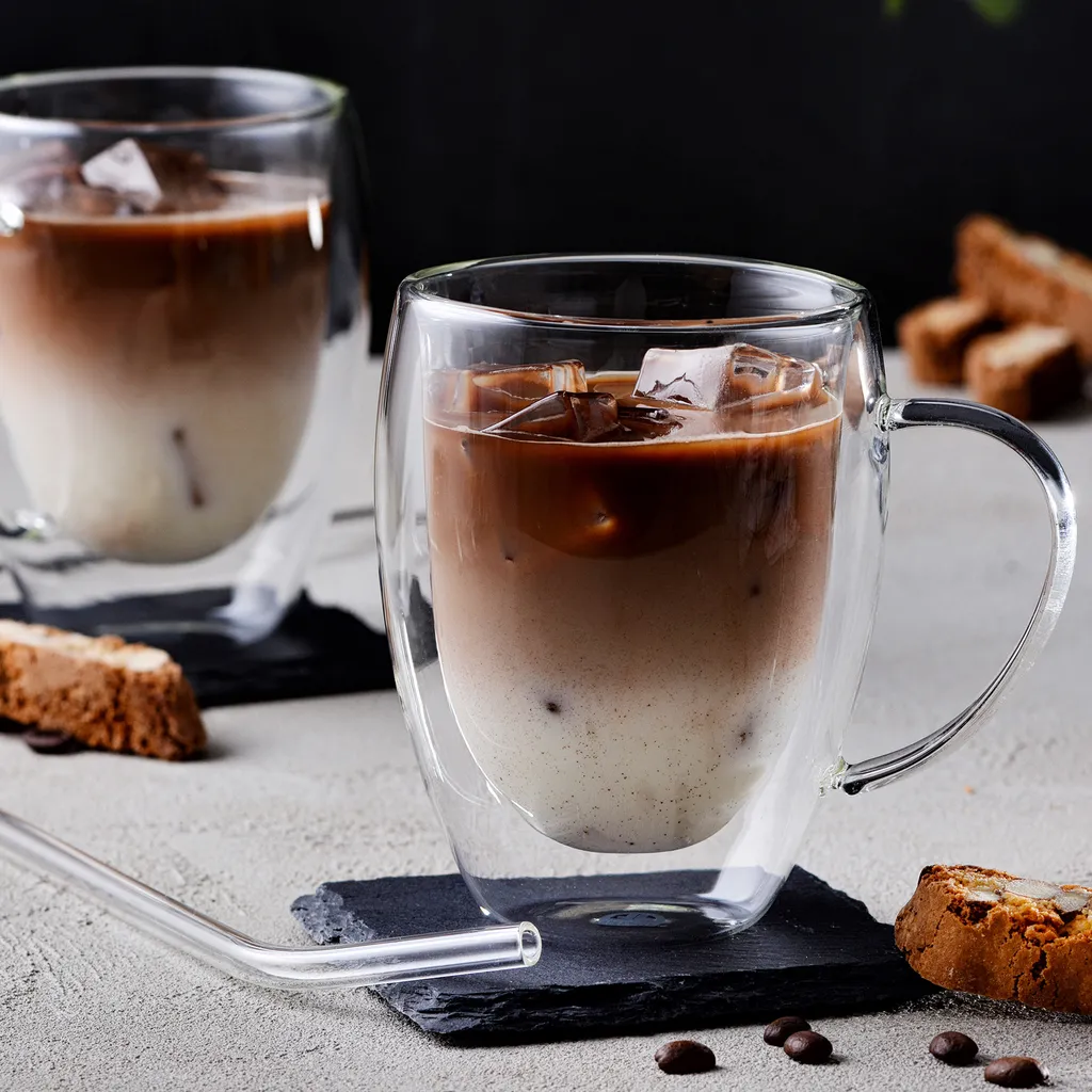 GRÄWE Doppelwandige Latte Macchiato-Thermogläser Mit Henkel, 350 Ml, 2er Set 3 GRÄWE Doppelwandige Latte Macchiato-Thermogläser Mit Henkel, 350 Ml, 2er Set – Bild 3