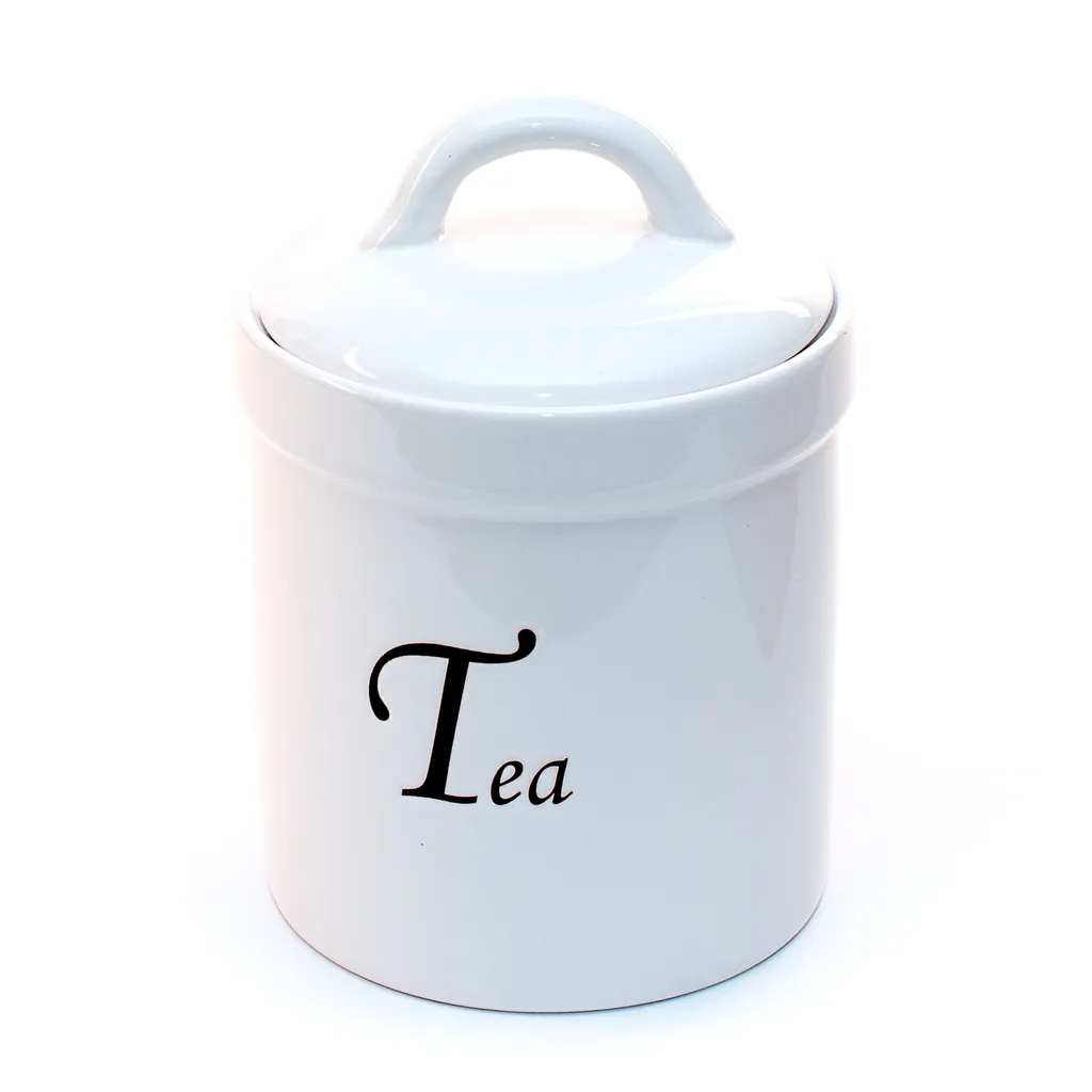 Teebehälter Keramik Weiß Vorratsbehälter Mit Deckel Vorratsdose Frischhaltdose "TEA" 830ml 1 Teebehälter Keramik Weiß Vorratsbehälter Mit Deckel Vorratsdose Frischhaltdose "TEA" 830ml