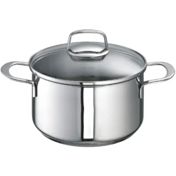 Schulte-Ufer Set 1071 Avanti Set, 9tlg. Edelstahl Topfset, Induktionstauglich, Inklusive 3 Glasdeckel & 2 Bratpfannen, Innenskalierung, Schüttrand -Küchenzauber Günstiges Geschäft 0cd025e2d802c8231ba90c6cf6dbbd8e