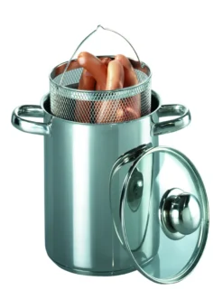 GSW Spargel- Und Spaghettitopf 16 Cm Mit Glasdeckel, 643160, Edelstahl Rostfrei, Ca. 4,2 L -Küchenzauber Günstiges Geschäft 0f27d17e01676d0db7409375409da8e7