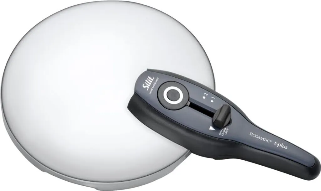 Silit Sicomatic T-plus Ersatzdeckel Für Schnellkochtopf 3,0l, 4,5l, 6,5l 8,5l, Dampftopf 22 Cm, Kunststoffgriff, 2 Kochstufen, Einhand-Kochstufenregler 1 Silit Sicomatic T-plus Ersatzdeckel Für Schnellkochtopf 3,0l, 4,5l, 6,5l 8,5l, Dampftopf 22 Cm, Kunststoffgriff, 2 Kochstufen, Einhand-Kochstufenregler