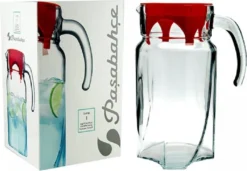 Pasabahce 43544 Glas Carafe Geschirrspüler Safe 1.7 Liter Dajar Krug Wasserspender, Klar -Küchenzauber Günstiges Geschäft 140dcd0582414c6df7924961f4c37869