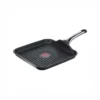 Tefal G8504023, Grillpfanne, Titan, Aluminium-Guss, Keramik, Gas, Halogen, Induktion, Versiegelte Platte, 280 Mm, 80 Mm