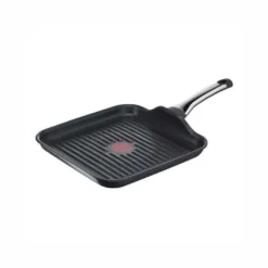 Tefal G8504023, Grillpfanne, Titan, Aluminium-Guss, Keramik, Gas, Halogen, Induktion, Versiegelte Platte, 280 Mm, 80 Mm