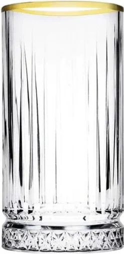 Pasabahce Elysia Golden Touch Long Drink Gläser 4-teiliges Set Mit Goldrand 280ml -Küchenzauber Günstiges Geschäft 161983f3c1aaa70fd8352b234d6dd3ee