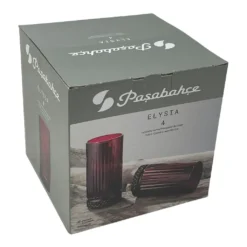 Pasabahce Elysia Wassergläser Longdrinkgläser 4er Set Lang Rot 450ml 520015 -Küchenzauber Günstiges Geschäft 17af7413fb650776c6db99ee35b55abc