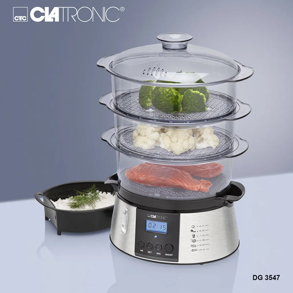 Clatronic Dampfgarer 800 W DG 3547 2 Clatronic Dampfgarer 800 W DG 3547 – Bild 2
