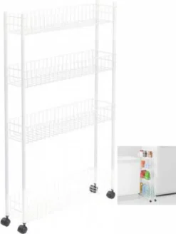 Metaltex Fino Allzweckwagen, 4 Etg. 60x16x95cm 341434 -Küchenzauber Günstiges Geschäft 192f42330ee4931f9fc6a1e40795233f