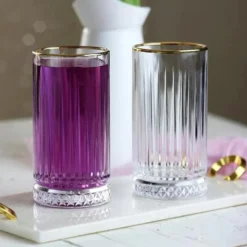 Pasabahce Elysia Golden Touch Long Drink Gläser 4-teiliges Set Mit Goldrand 280ml -Küchenzauber Günstiges Geschäft 1cdf8057466bf02d502195eee0c98614