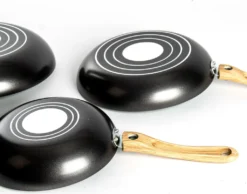 3tlg. Pfannen Set Grün Bratpfannen Ø20/24/28cm Antihaft Griffe Abnehmbar Elektro -Küchenzauber Günstiges Geschäft 1f2f0f1486ae87e992a91fb728a1c3ad