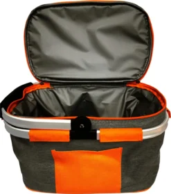 SVITA Picknickkorb 25l Thermo Einkaufskorb Mit Kühlfunktion Kühlbox Kühltasche Grau -Küchenzauber Günstiges Geschäft 20671f104219e111debfdfcfc769cc7f