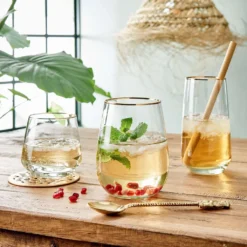 BUTLERS TOUCH OF GOLD 6x Longdrinkgläser Mit Goldrand 480ml -Küchenzauber Günstiges Geschäft 2574748ef9847b2c6fd38e5c0ee3f079