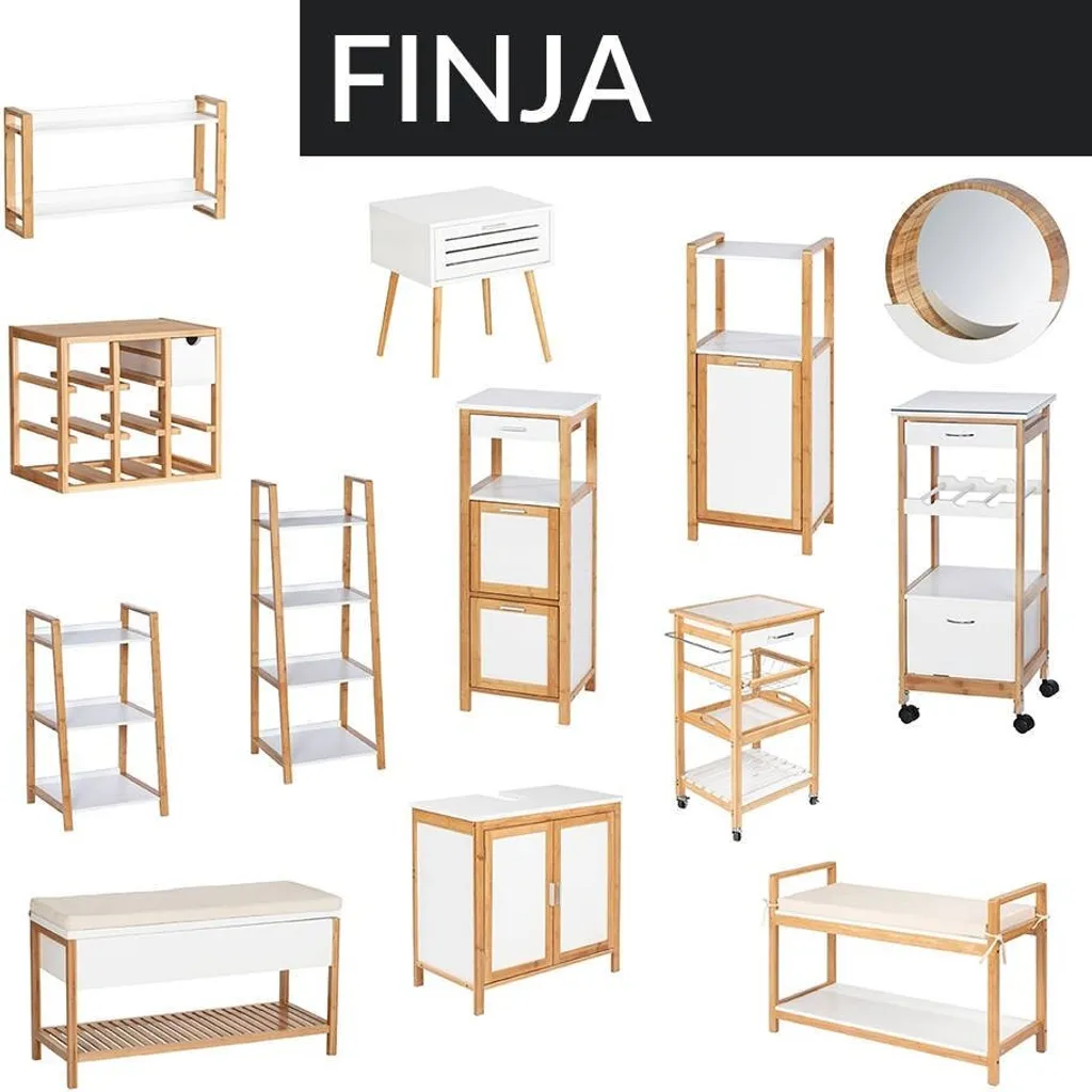 Wenko Küchenwagen Finja Aus Bambus 17 Wenko Küchenwagen Finja Aus Bambus – Bild 17