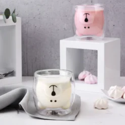 GRÄWE Doppelwandige-Thermogläser, 250ml, 2er Set, Motiv Bär -Küchenzauber Günstiges Geschäft 2707c492bd2a8bcba6047a5d4b864363