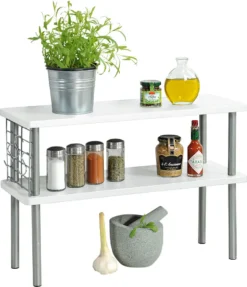 KESPER Küchen-Regal, Farbe: Weiß, 55 X 20 X 38 Cm, 27821 -Küchenzauber Günstiges Geschäft 275581c6065006369b015d7b865f1037