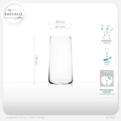 Trinkgläser Aus Glas 490ml (max. 550ml) Set 6 Teilig Wassergläser Groß -Küchenzauber Günstiges Geschäft 2951715dc39ece4116cb3ba29f42ee34