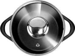 Smile MGK-12 Kochtopf, Geschmiedetes Aluminium, Schwarz -Küchenzauber Günstiges Geschäft 2c9a5dd49dcb66d5da2c65bd00acf70b