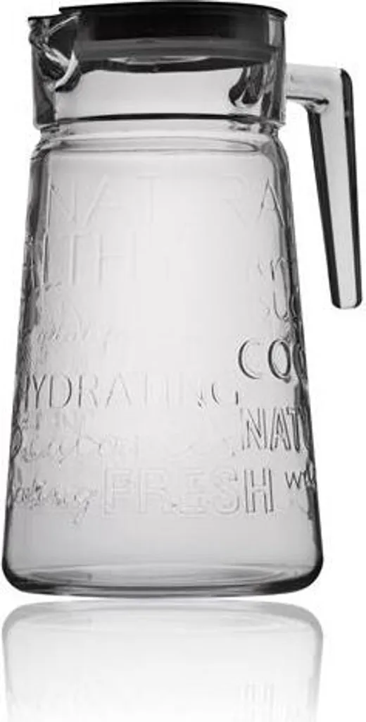 Pasabahce Glaskaraffe Krug Mit Deckel Saftkrug Wasserkrug 2L Kanne Wasser Saft City Pop 5 Pasabahce Glaskaraffe Krug Mit Deckel Saftkrug Wasserkrug 2L Kanne Wasser Saft City Pop – Bild 5