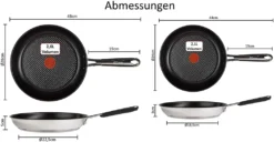 Tefal J90929 Jamie Oliver Pfannenset Induktion 4 TLG, Set Angebot, Pfanne 28 Cm + Pfanne 24 Cm, Edelstahl 11 Tefal J90929 Jamie Oliver Pfannenset Induktion 4 TLG, Set Angebot, Pfanne 28 Cm + Pfanne 24 Cm, Edelstahl -Küchenzauber Günstiges Geschäft 2e5bea98425695198503d1fe3d4325ad