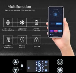 Merax Elektrisch Kühlbox Mit Kompressor 31.5L Schwarz, Mini Kühlschrank Tragbar Kühlleistung Bis -20° C, Gefrierbox 12/24 V Und 230 V Für Büro, Auto, Camping, Garten 21 Merax Elektrisch Kühlbox Mit Kompressor 31.5L Schwarz, Mini Kühlschrank Tragbar Kühlleistung Bis -20° C, Gefrierbox 12/24 V Und 230 V Für Büro, Auto, Camping, Garten -Küchenzauber Günstiges Geschäft 2e68ac8128c7057462226636d8a76df0