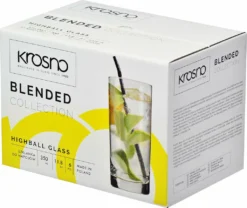 KROSNO Blended Longdrinkgläser, 6er-Set, 350 Ml -Küchenzauber Günstiges Geschäft 3003dc772b502875c92dccbeaf1164bc