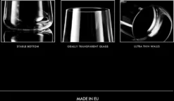 KROSNO Avant-Garde Wassergläser, 6er-Set, 380 Ml -Küchenzauber Günstiges Geschäft 3013bc48130a2fad933454ad82b74048