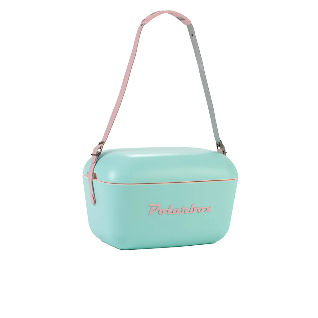 Kühlbox | Passive Kühlbox | Kühltaschen Polar In Retro Vintage Design Aus Kunststoff Mit Polystyrol (Airpop) Thermische Isolierung, 12L In Türkis 2 Kühlbox | Passive Kühlbox | Kühltaschen Polar In Retro Vintage Design Aus Kunststoff Mit Polystyrol (Airpop) Thermische Isolierung, 12L In Türkis – Bild 2