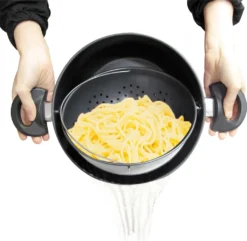 Genius World´s Greatest Pot | Topf Mit Siebeinsatz Ø 25 Cm | Set 3-tlg.; A24655 -Küchenzauber Günstiges Geschäft 31c4e57d573c00a9fffafebc836b3acc