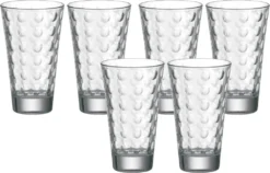 LEONARDO 012684 Optic Longdrinkbecher, Glas, 300 Ml, Ø 8 X 13 Cm, Klar (6 Stück) -Küchenzauber Günstiges Geschäft 323c8ba8ba1b8f9c8dbca60908abb038