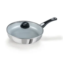 Genius Cerafit Steel Bratpfanne 28cm + Glasdeckel - Ofenfeste Keramikpfanne Mit Abnehmbarem Griff Für Alle Herdarten; A24665 -Küchenzauber Günstiges Geschäft 34c3538e3e8003eaa559c1766705f1f7