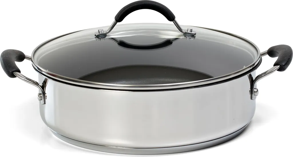 COOLINATO Schmorpfanne 28cm Aus Edelstahl – Beschichtet 1 COOLINATO Schmorpfanne 28cm Aus Edelstahl – Beschichtet