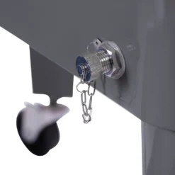 Kühlwagen, Servierwagen Outdoor Mit Großer Kühlbox, Getränkekühler Beistellwagen Für Garten, Rollbarer Party Kühlwagen Im Retro-Look – 57l, Farbe:anthrazit -Küchenzauber Günstiges Geschäft 39471939188cdc3327c013712b0da843