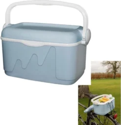 Curver Auto Kühlbox Kühltasche Transportbox Isolierbox 10 Liter Licht Blau Mittel Groß