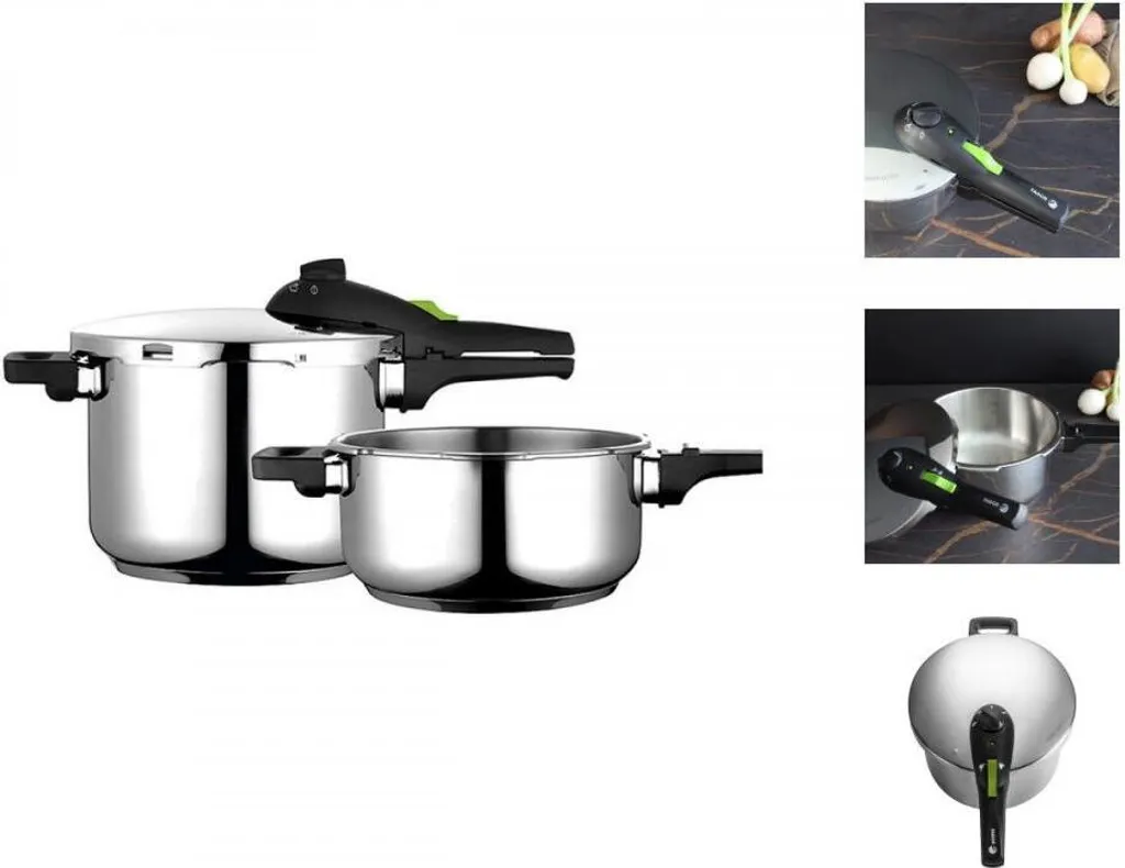 Schnellkochtopf Express-Töpfe FAGOR Ø 22 Cm 2 Stücke 1 Schnellkochtopf Express-Töpfe FAGOR Ø 22 Cm 2 Stücke