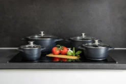 Smile MGK-12 Kochtopf, Geschmiedetes Aluminium, Schwarz -Küchenzauber Günstiges Geschäft 3cf49dce9b418d5090daa491ce6e3281