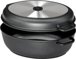 Universalbräter 7,5 L Alu-Gussbräter Multi-Grill-Bräter Deckel = Auflaufform -Küchenzauber Günstiges Geschäft 3da19fc87def379e69849a69bb99f704