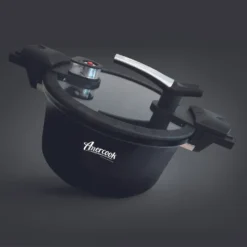 AMERCOOK Fresh Cooker Kochtopf Niederdrucktopf 24 Cm - Universal-Topf Für Alle Herdarten Kochtopf - Induktionsgeeigneter Kochtopf Energiespartopf - Kochtopf Vitaminschonend Schnellkochtopf Mit Ventil -Küchenzauber Günstiges Geschäft 3e4095b4fb24d37f6128e51787a33ffc