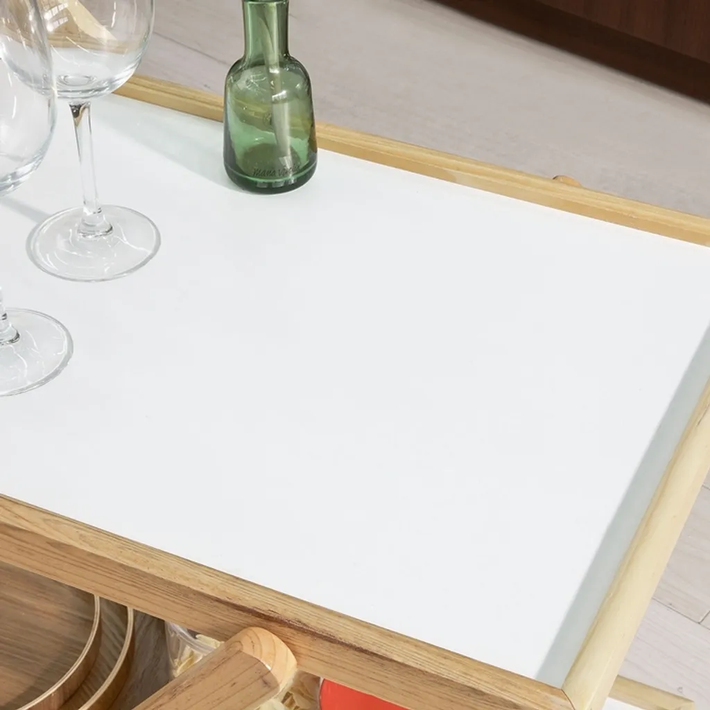 SoBuy® Servierwagen,Beistellwagen,Küchenwagen,zusammenklappbar,FKW52-WN 5 SoBuy® Servierwagen,Beistellwagen,Küchenwagen,zusammenklappbar,FKW52-WN – Bild 5