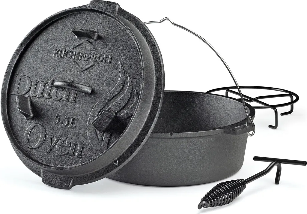 Küchenprofi Dutch Oven 5,5 L, 30 Cm BBQ 306501030 1 Küchenprofi Dutch Oven 5,5 L, 30 Cm BBQ 306501030