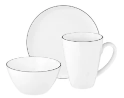 Lido Black Line Rund Frühstücksservice 18tlg.