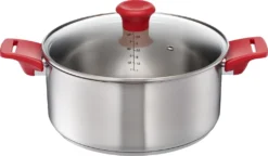 Tefal By Jamie Oliver Mainstream Set Edelstahl Red Collection H801S5 -Küchenzauber Günstiges Geschäft 41d6feccd18ed863837b314d0538cd47