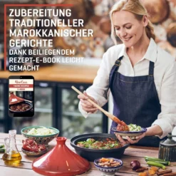 Uno Casa Tajine Topf - Marokkanische Tagine 3,5L Mit Emailliertem Gusseisen Boden Und Kegelförmigem - Gut -Küchenzauber Günstiges Geschäft 42b75ea81ea4a707ad7846a1ed94e0cd