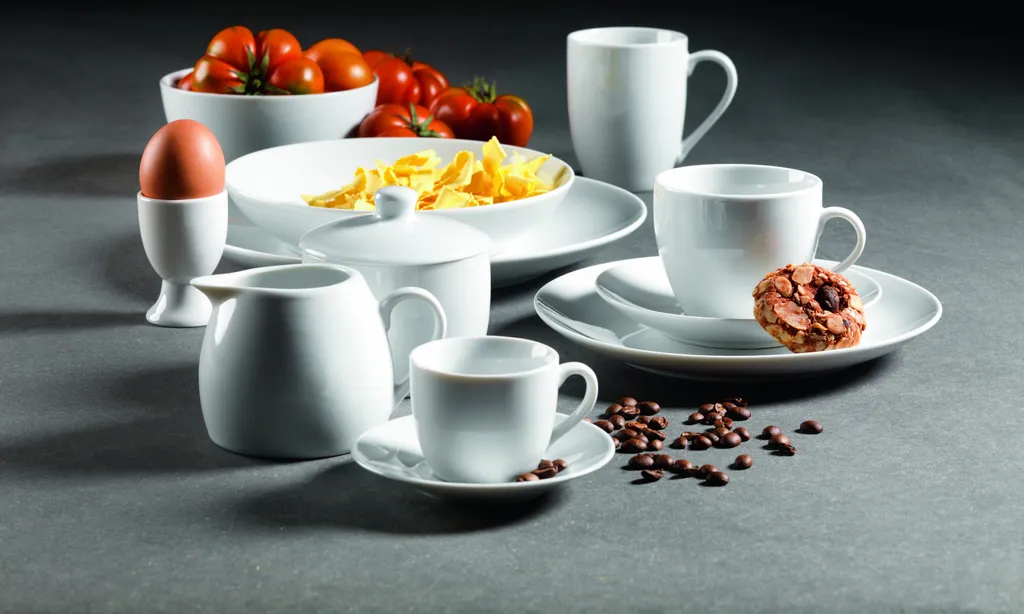 Mäser 102034 Kombiservice Alesia Für 6 Personen, Porzellan, Weiß (1 Set, 62-teilig) 4 Mäser 102034 Kombiservice Alesia Für 6 Personen, Porzellan, Weiß (1 Set, 62-teilig) – Bild 4