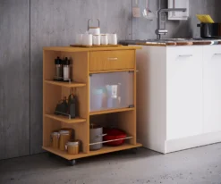 VCM Holz Küchenwagen Servierwagen Rollwagen Ablage Rollbar Rollen Schublade Pocis Buche -Küchenzauber Günstiges Geschäft 445c25aad0a8eaf507578ad36d14900b